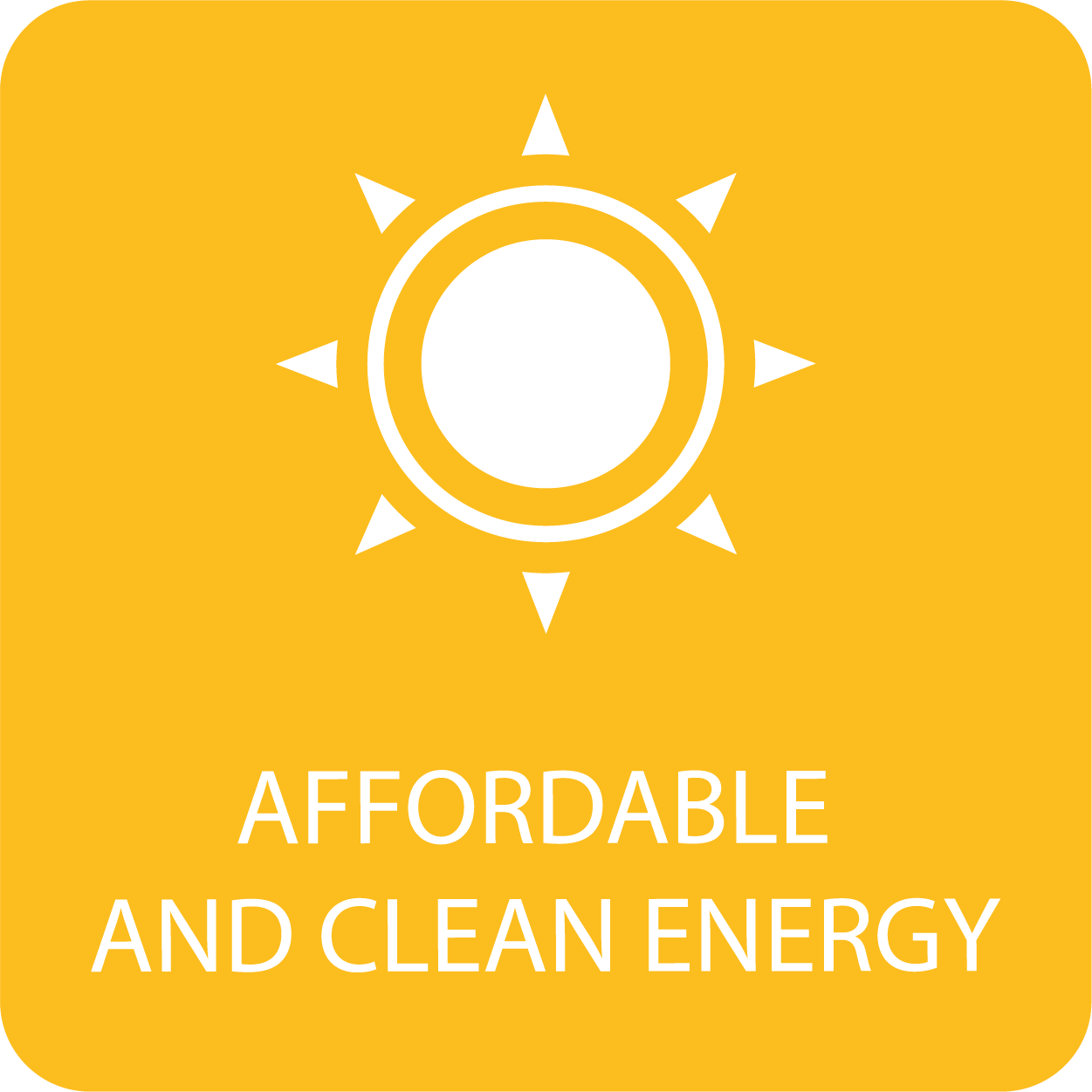 SDG 07 Affordable and Clean Energy